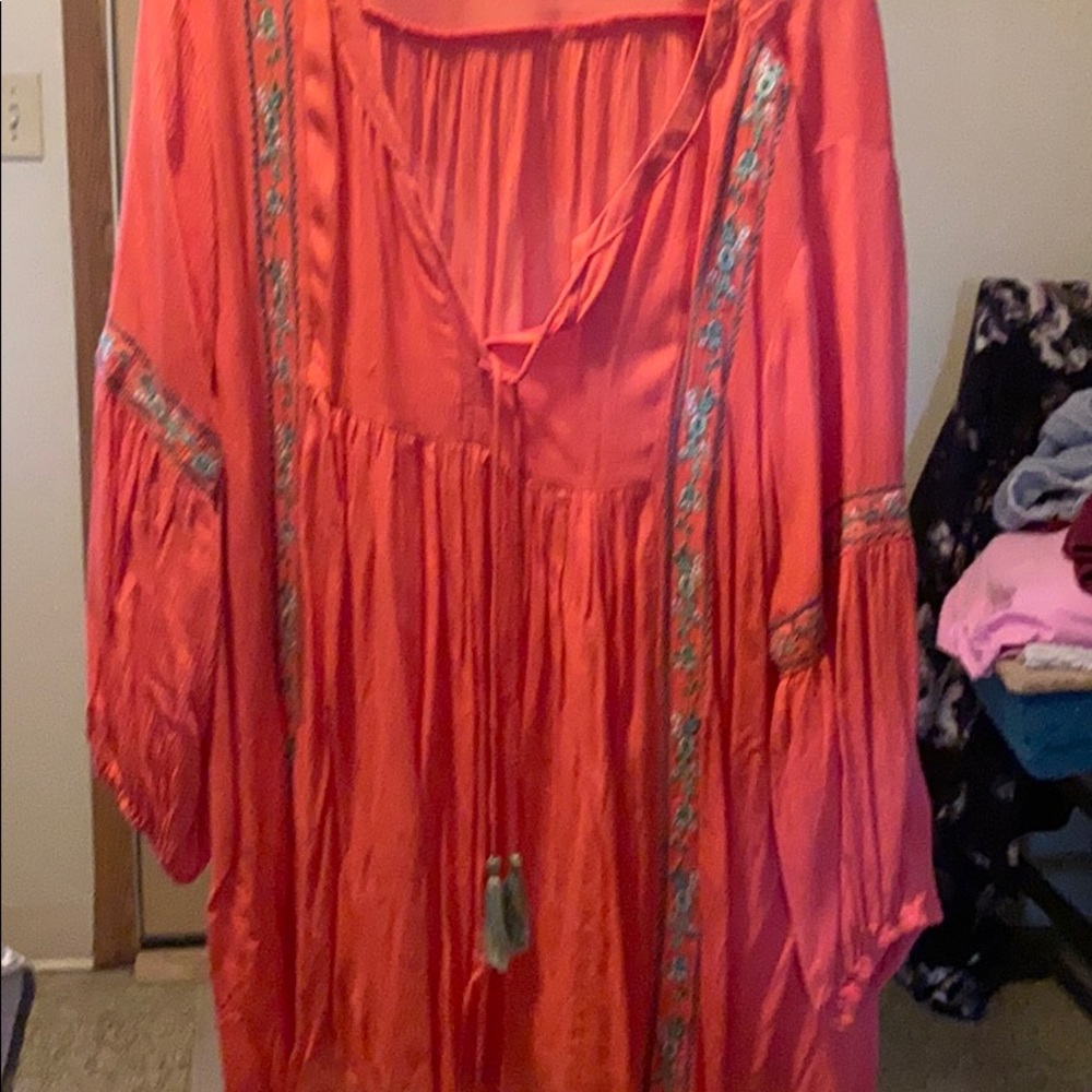 Blouse peach